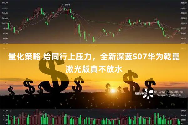 量化策略 给同行上压力，全新深蓝S07华为乾崑激光版真不放水